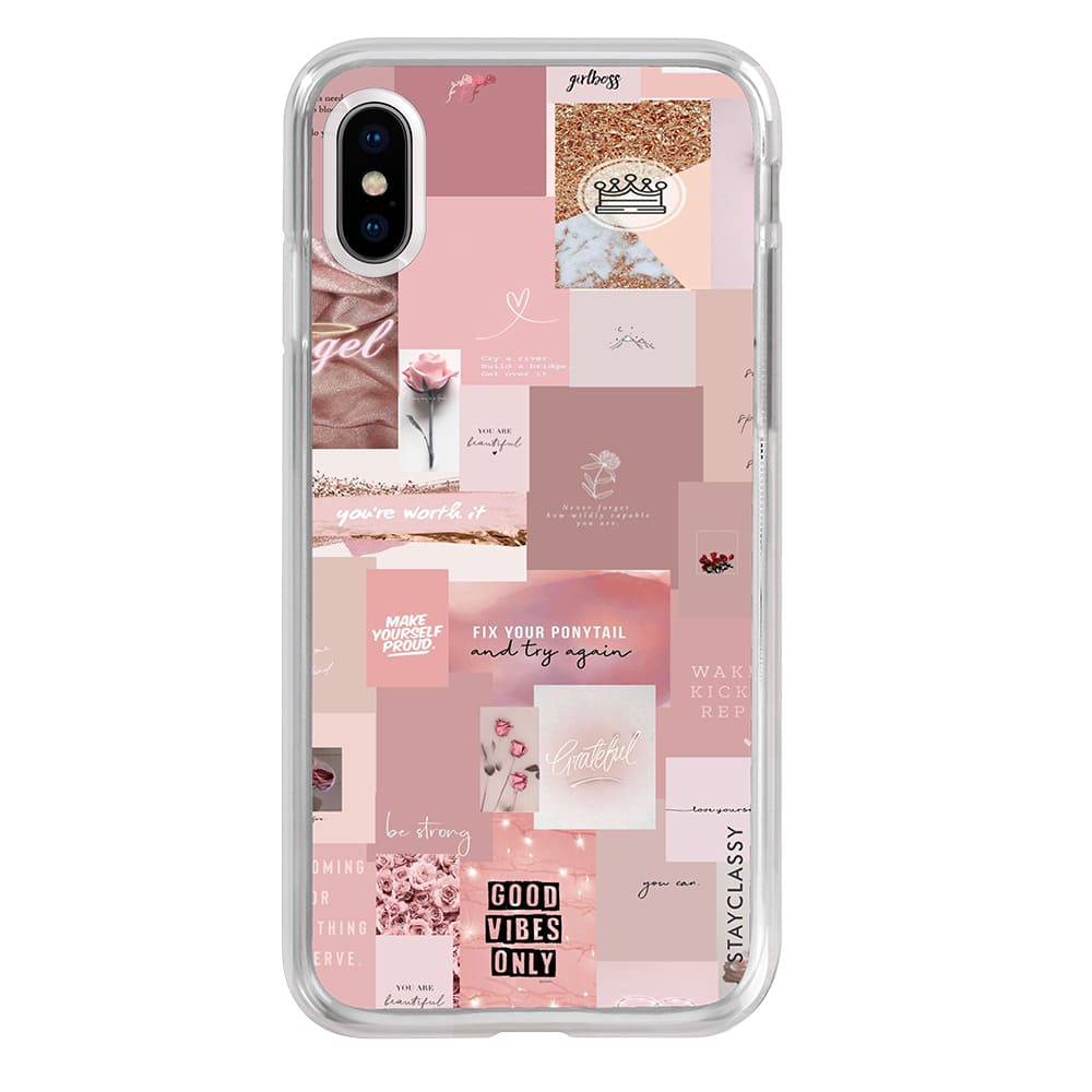 Good Vibes Only Clear iPhone X Clear Case Stayclassy.in