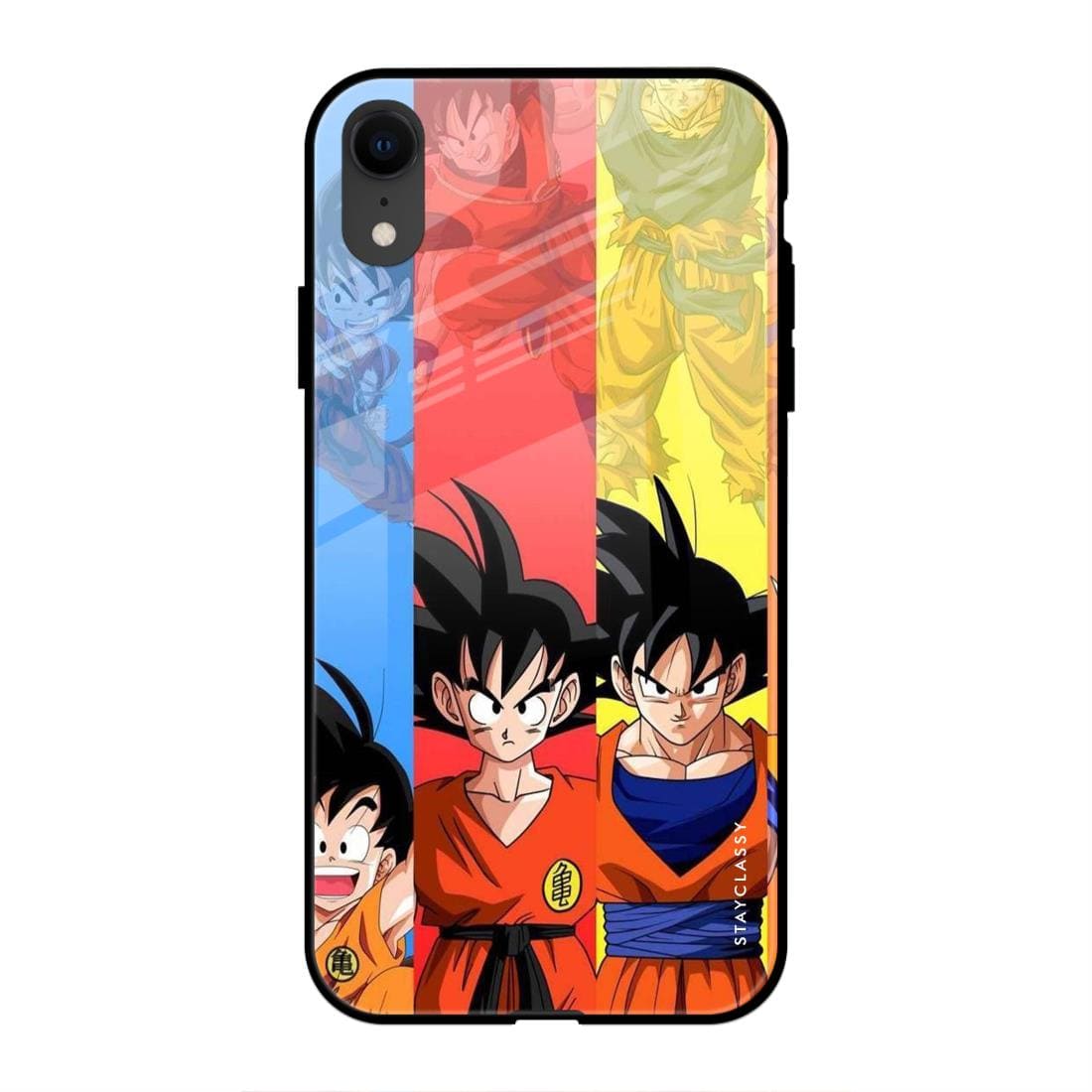Goku Anime style iPhone XR Glass Case  Stayclassyin