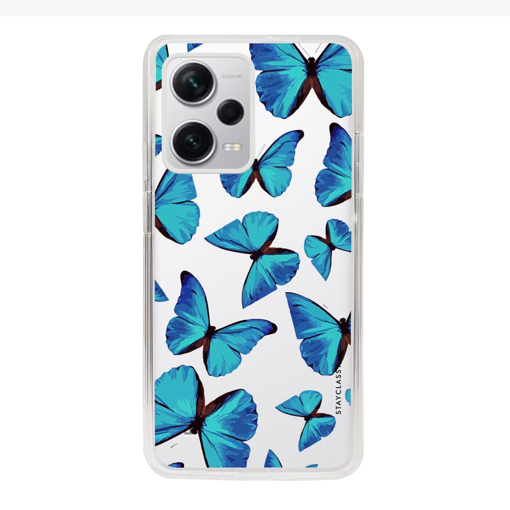 Butterfly Seamless Pattern Xiaomi Redmi Note 12 Pro Plus Clear Case 3367
