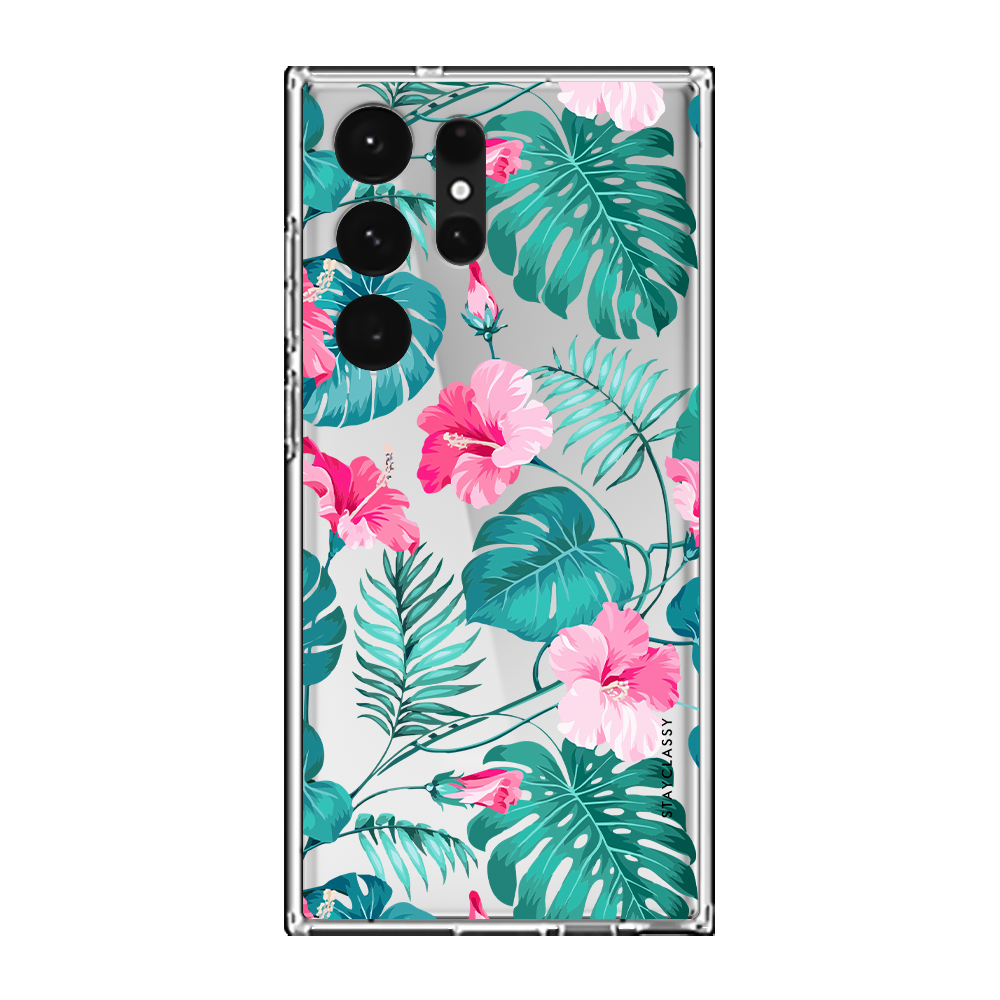 Floral Samsung S23 Ultra Clear Case