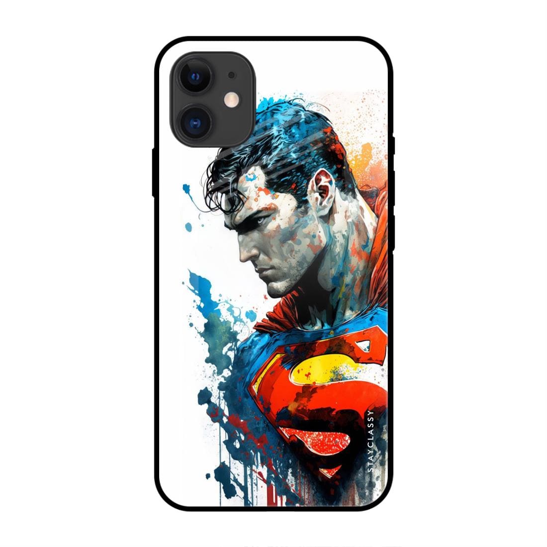 Superman iPhone 11 Glass Case Stayclassy.in