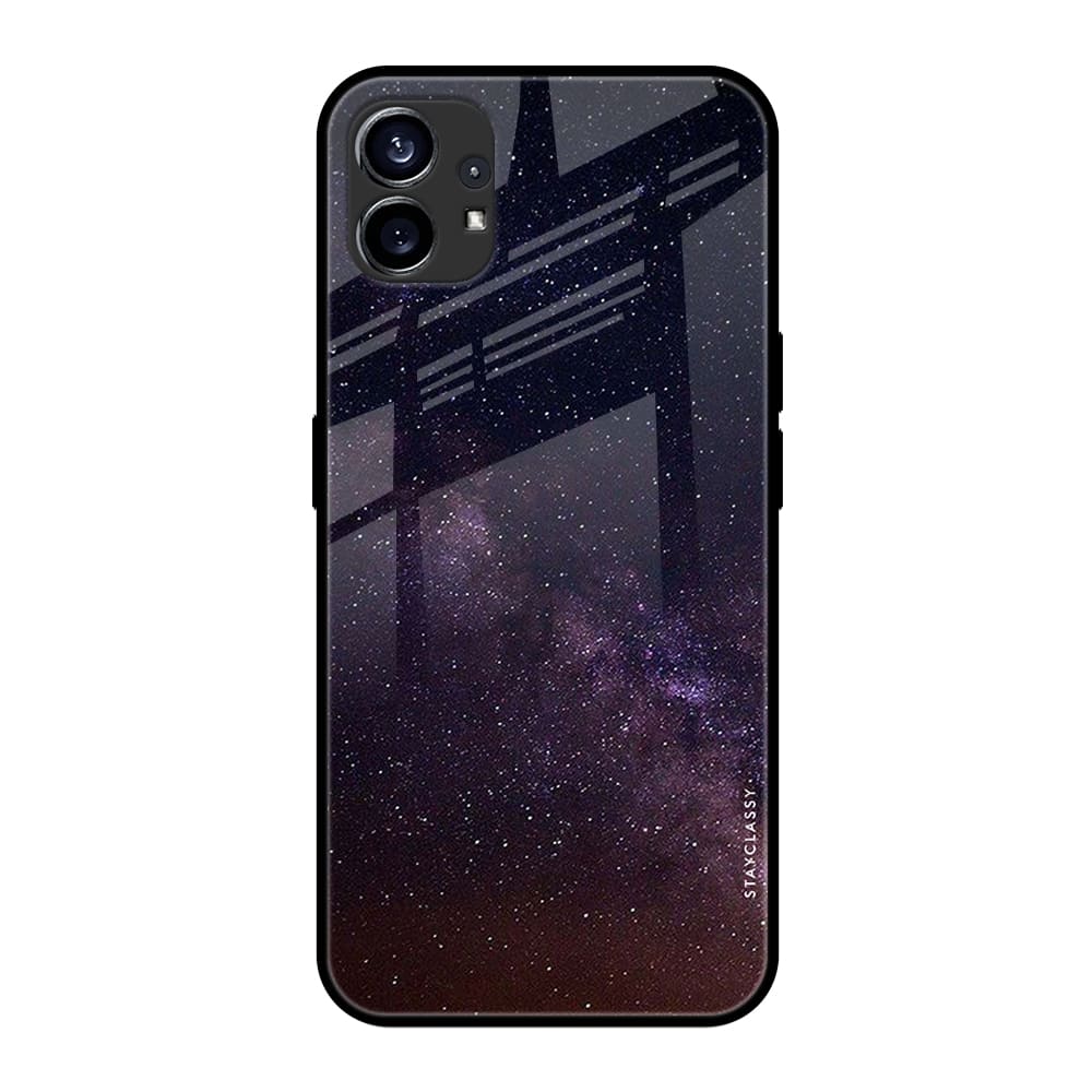 Andromeda Galaxy Nothing Phone 1 Glass Case – Stayclassy.in