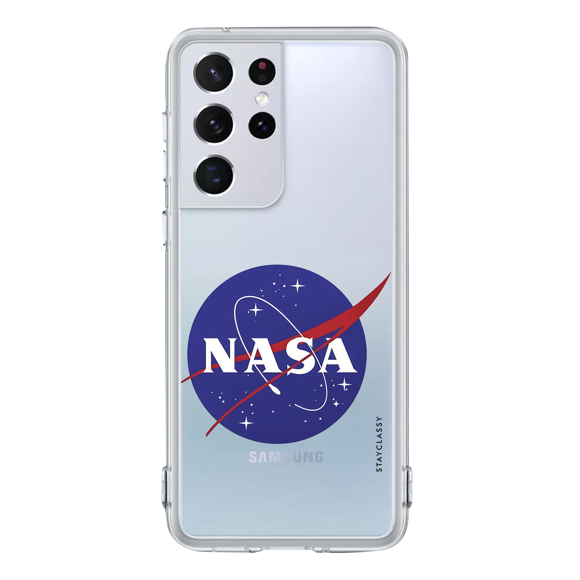 Nasa Logo Samsung S21 Ultra Clear Case Stayclassy.in