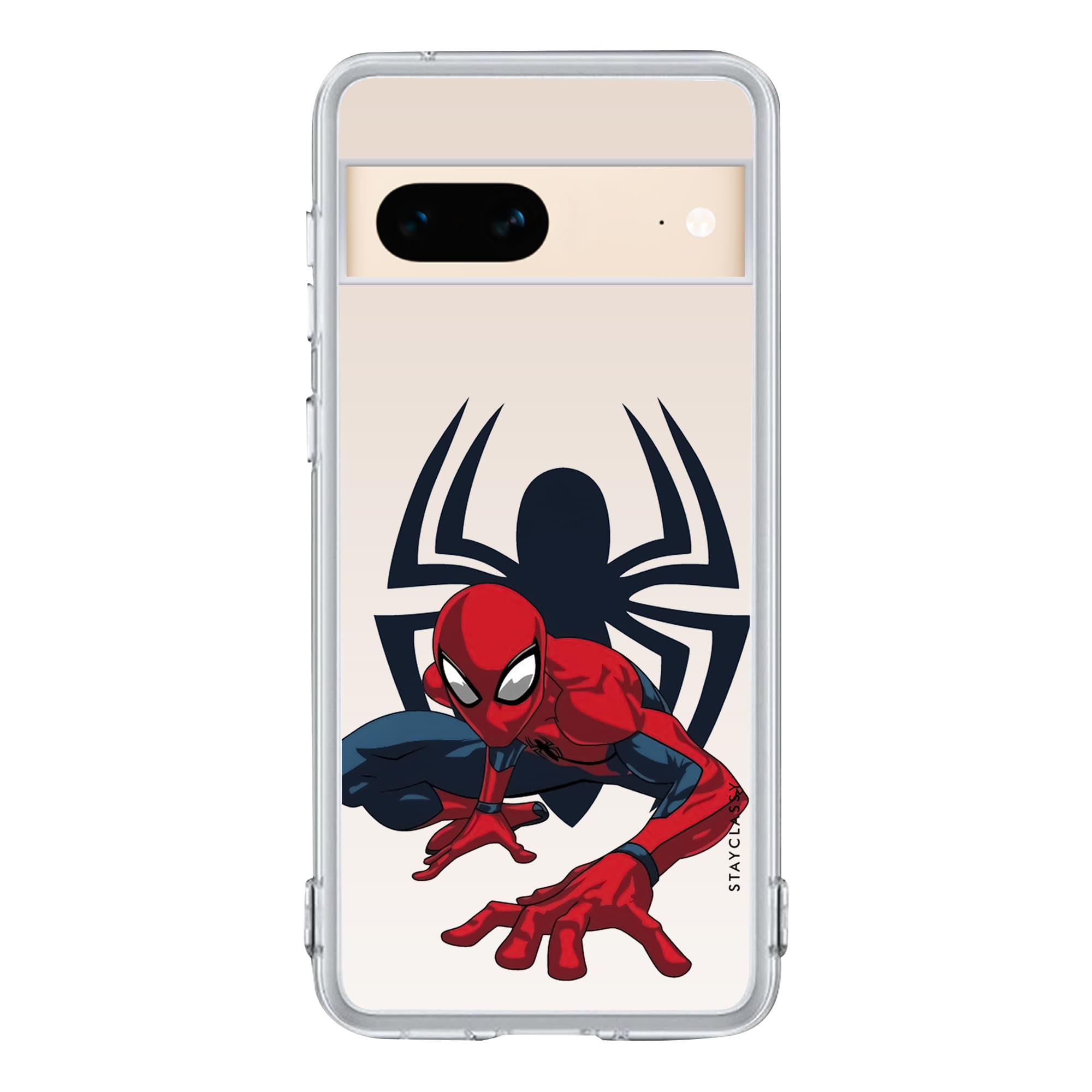 Spider Man Google Pixel 7 Clear Case Stayclassy.in