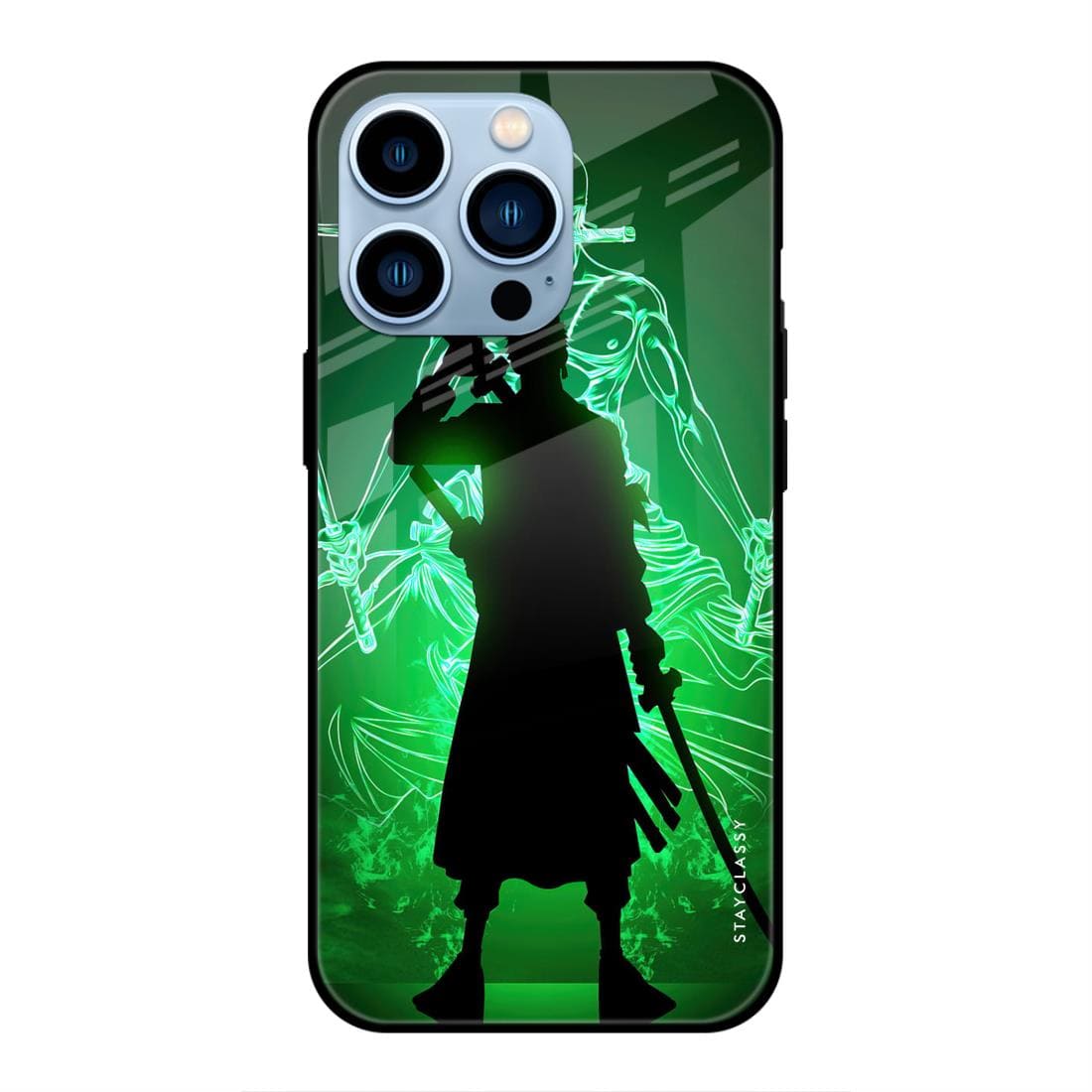 Roronoa Zoro iPhone 13 Pro Glass Case – Stayclassy.in