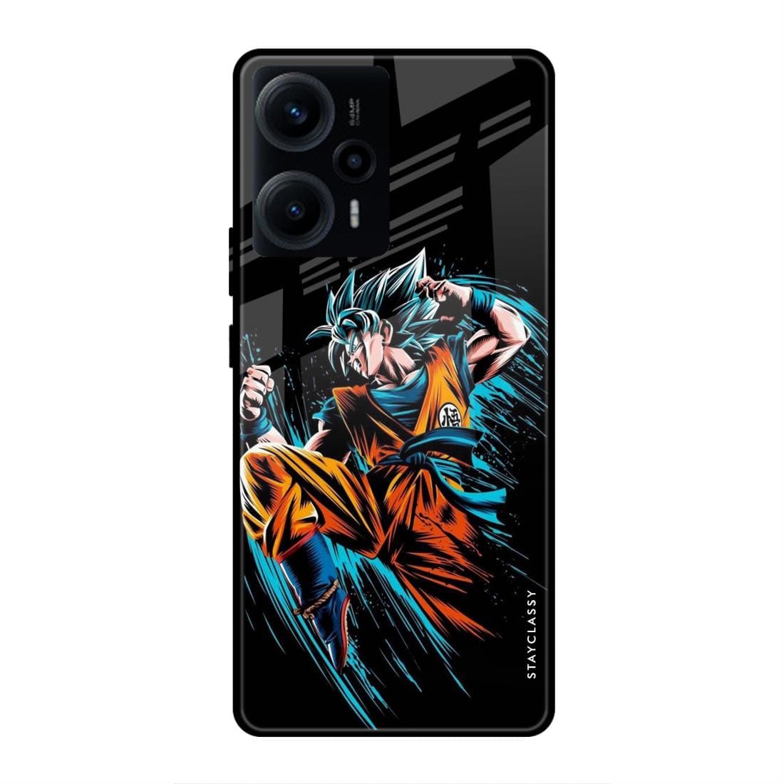 Goku dragon Ball anime art print Xiaomi Poco F5 5G Glass Case –  Stayclassy.in