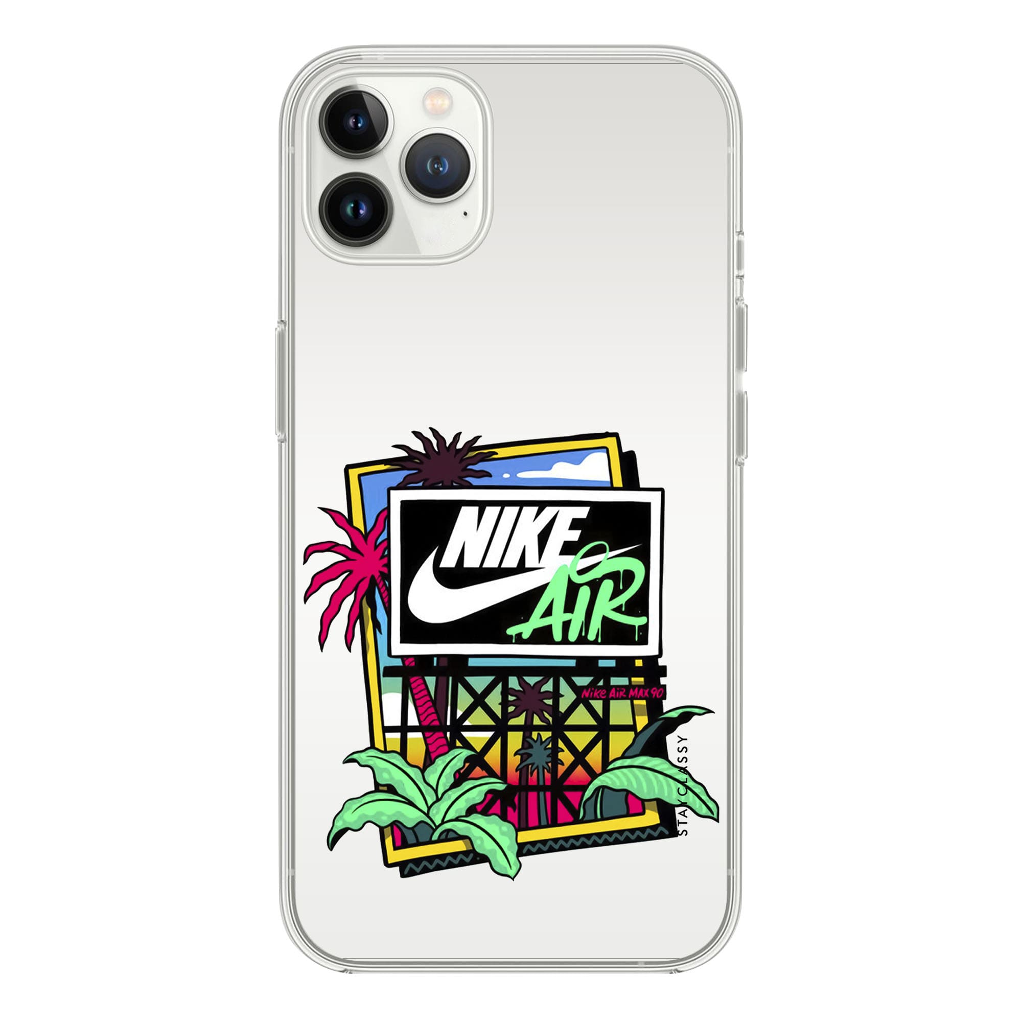 Nike Air iPhone iPhone 11 Pro max Clear Case Stayclassy.in