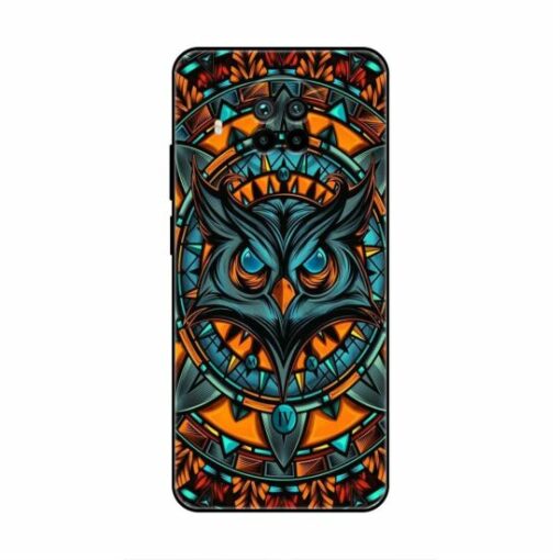 Artistic Retro Owl pattern Xiaomi Mi 10i 5G Silicone Case