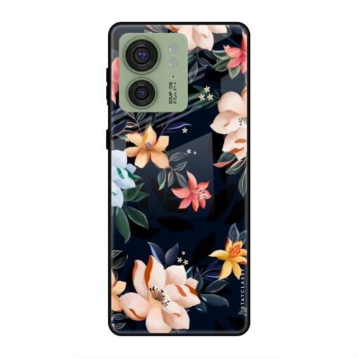 Premium vector Floral Pattern Motorola Edge 40 Glass Case