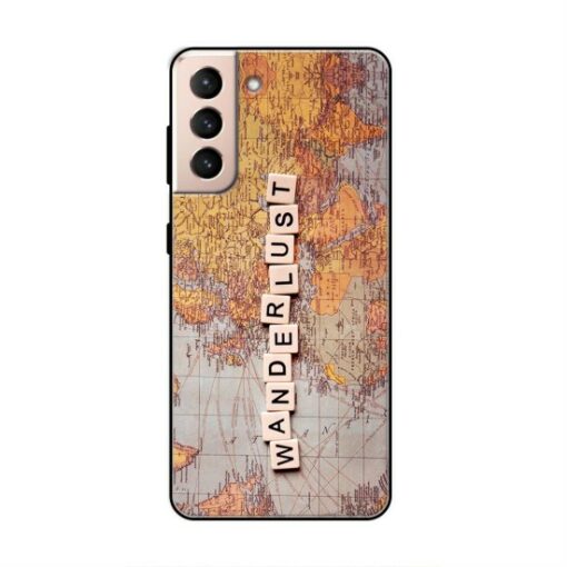 Vintage Map Samsung S21 Silicone Case