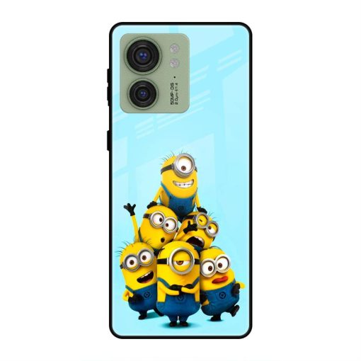 Minions Army Motorola Edge 40 Glass Case