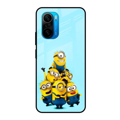 Minions Army Xiaomi Poco F3 Glass Case