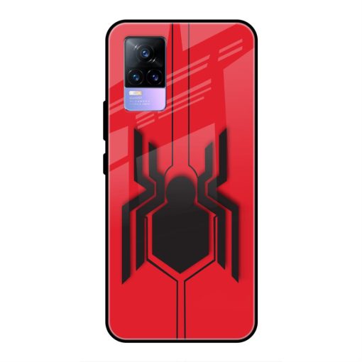 Spiderman logo Vivo Y73 4G Glass Case