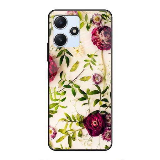 Dried Flowers Xiaomi Redmi 12 5G Glass Case