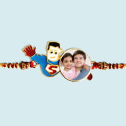Custom Superman Photo Rakhi