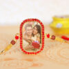 Custom Oval Shape Photo Rakhi