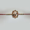 Custom Multicolor Diamond Photo Rakhi