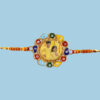 Custom Multicolor Evil Eyes Photo Rakhi