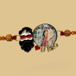 Custom I Love You Bro Photo Rakhi