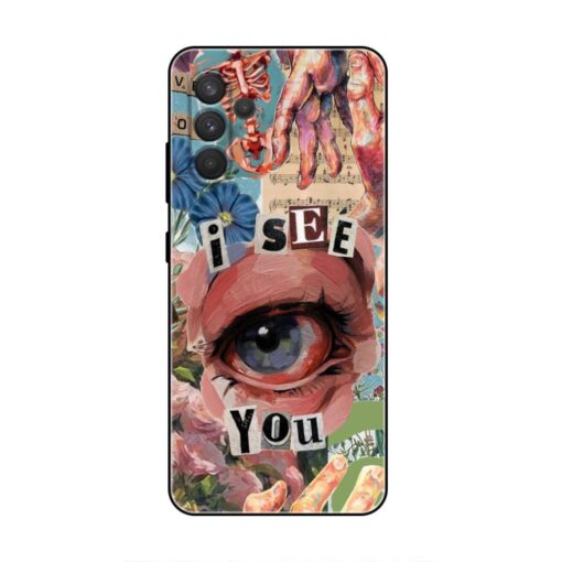 i See You Samsung A54 5G Silicone Case