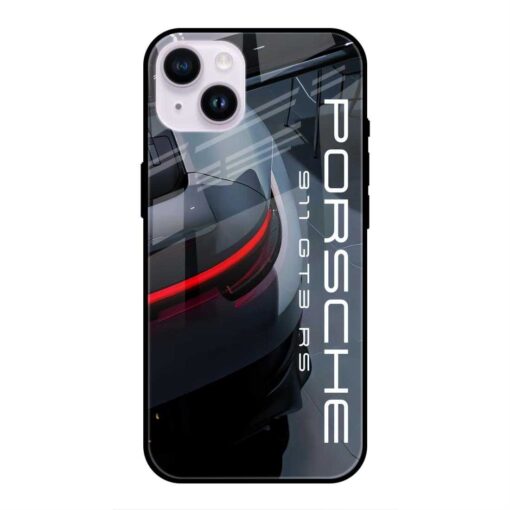 Porsche GT3 iPhone 14 Plus Glass Case