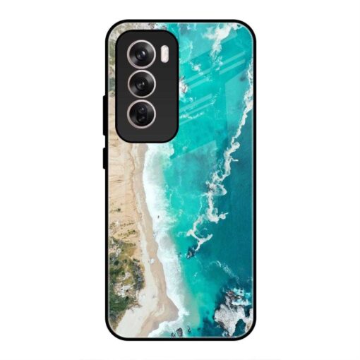 Ocean Waves Oppo Reno 12 Glass Case