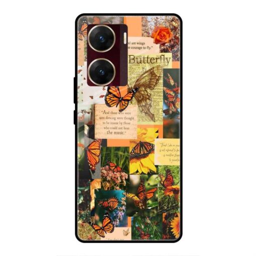 Butterfly Aesthetic Vivo V29e Glass Case