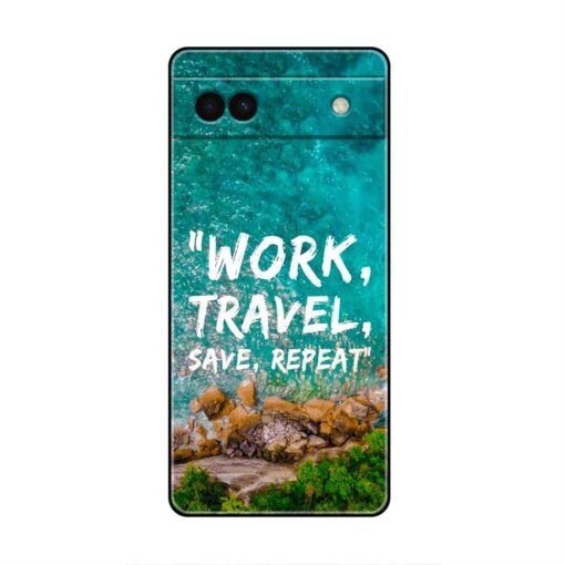 Work Travel Google Pixel 6a Silicone Case