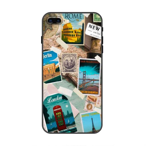 Travel Board iPhone 7 Plus Silicone Case