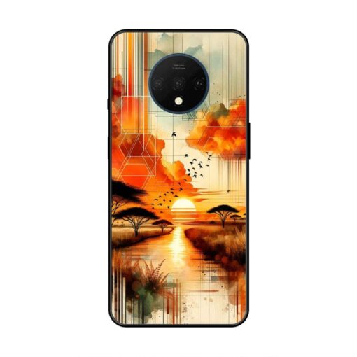 Desert Sunset OnePlus 7T Silicone Case