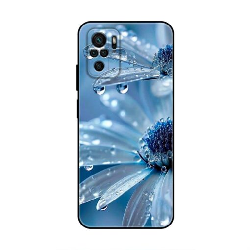 Blue Flowers Xiaomi Poco M5s Silicone Case