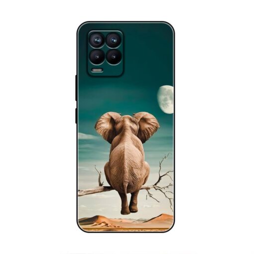 Sad Elephant Realme 8 4G Silicone Case