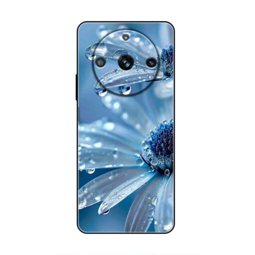 Blue Flowers Realme Narzo 60 Pro Silicone Case