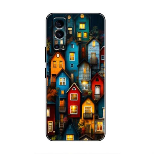 Colorful Houses Vivo iQoo Z3 Silicone Case