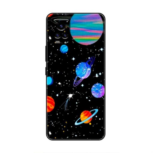 Neon Galaxy Vivo V20 Pro Silicone Case