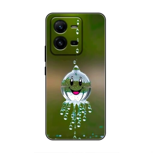 Cute Water Drop Vivo V25e Silicone Case