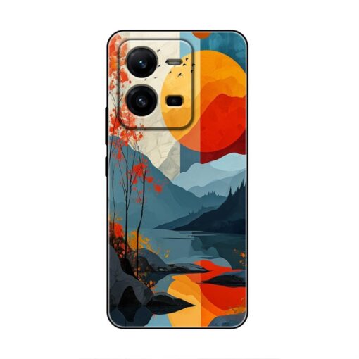 Autumn Mountain Vivo V25e Silicone Case