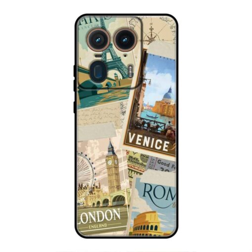 Travel Poster Motorola Edge 50 Ultra Silicone Case