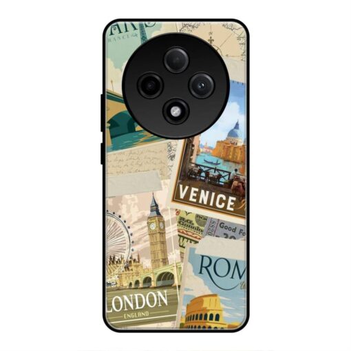 Travel Poster Oppo F27 Pro Plus Silicone Case