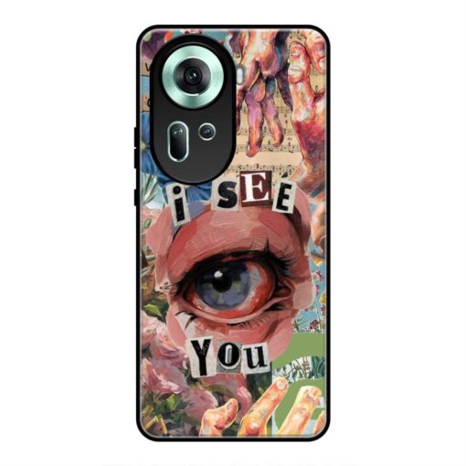 i See You Oppo Reno 11 Silicone Case