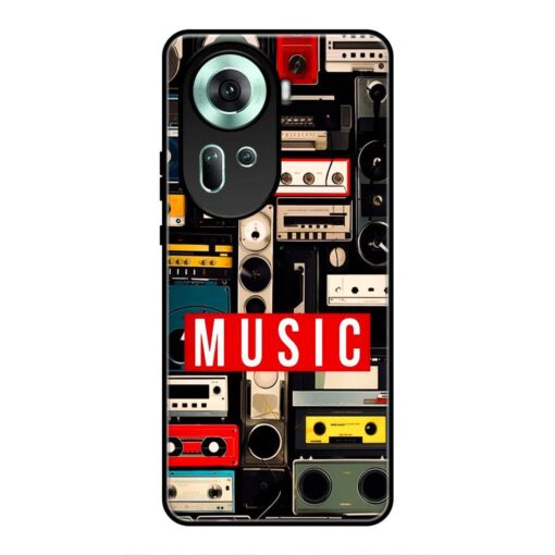 Retro Music Oppo Reno 11 Silicone Case