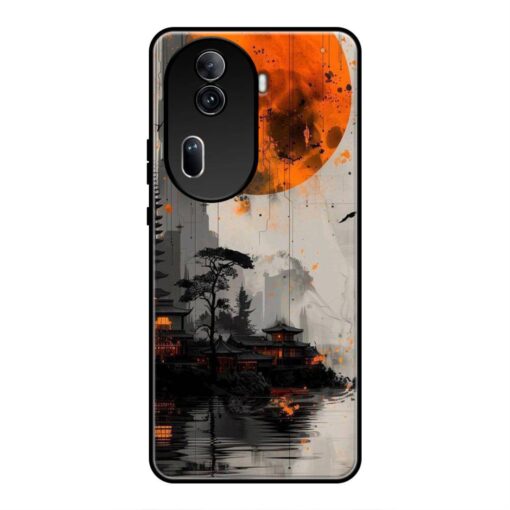 Orange Moon Oppo Reno 11 Pro Silicone Case