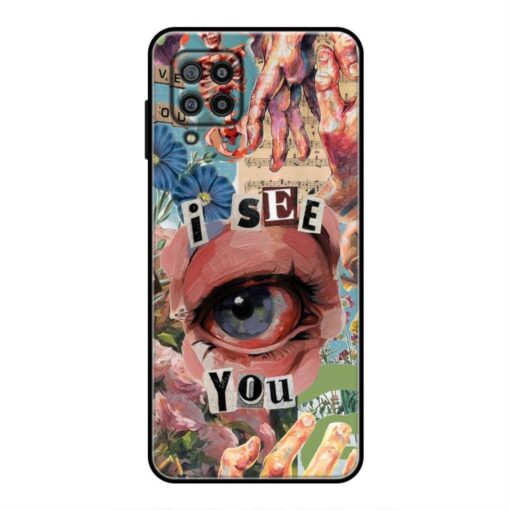 i See You Samsung F22 Silicone Case