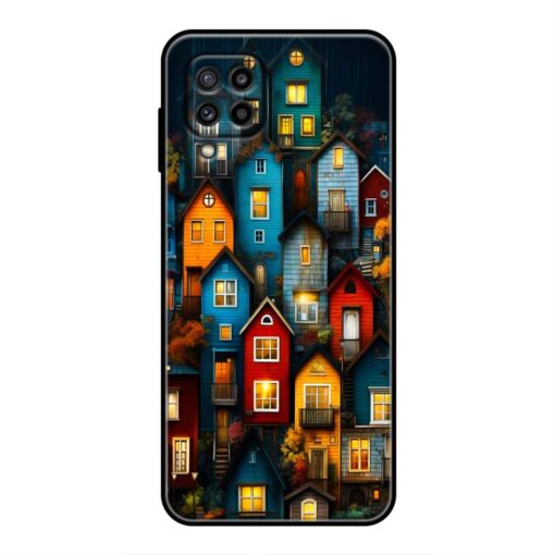 Colorful Houses Samsung M32 Silicone Case