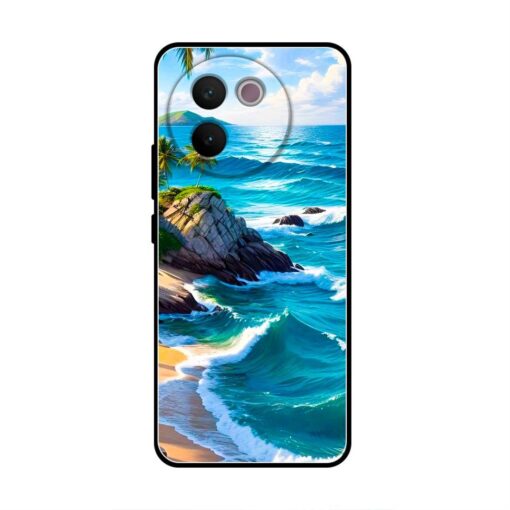 Tropical Beach Vivo V30E Silicone Case