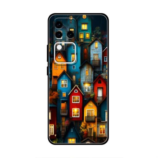 Colorful Houses Vivo V30 Pro Silicone Case