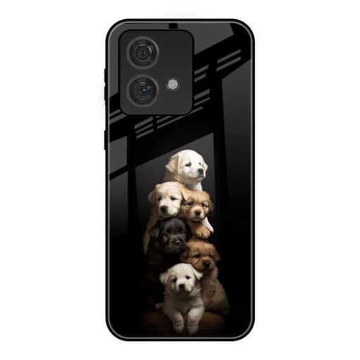 Cute Puppies Motorola Edge 40 Neo Glass Case