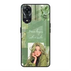 Peace Begins Oppo A78 5G Glass Case