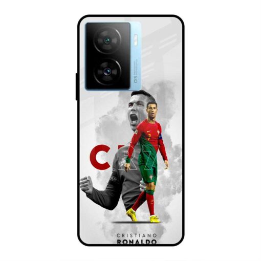 Cristiano Ronaldo Vivo iQoo Z7s Glass Case