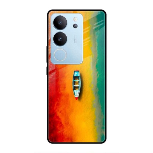 Rainbow Beach Vivo V29 Glass Case